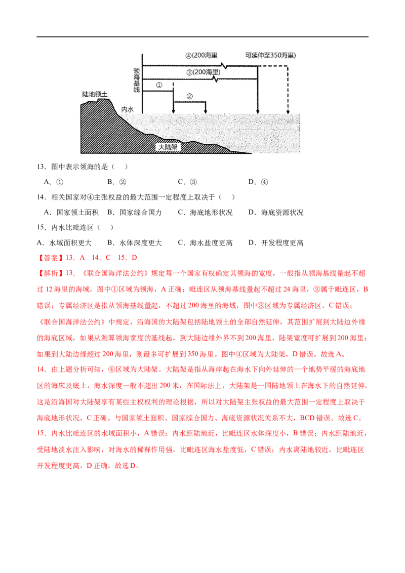 考点03中国国家发展战略举例-2023年高考地理一轮复习小题多维练（原卷版）_9.2025地理总复习_2023年新高考复习资料_一轮复习_2023年高考地理一轮复习小题多维练（新高考专用）