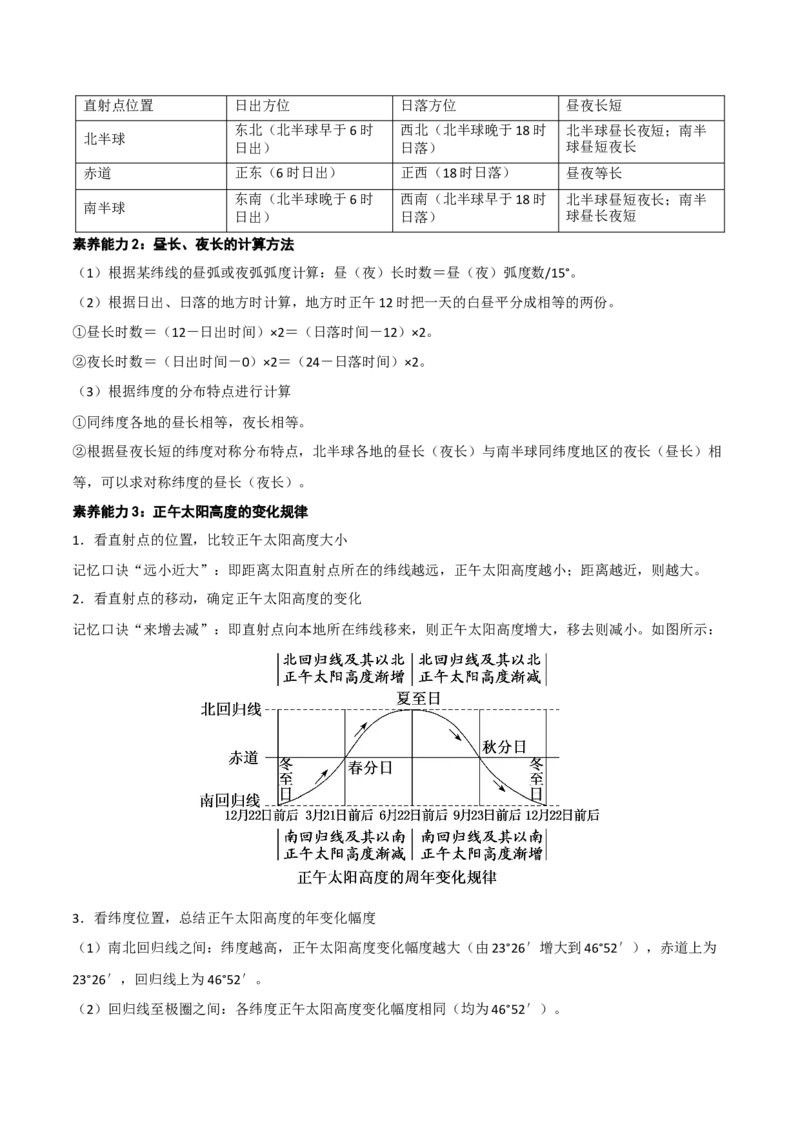 自然地理专题-口袋书2023年高考必背知识手册_9.2025地理总复习_2023年新高考复习资料_专项复习_口袋书2023年高考地理必背知识手册28959414
