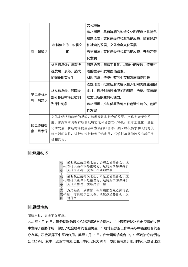 2023年高考政治一轮复习（部编版）阶段提升复习6　文化传承与文化创新_8.2025政治总复习_2023年新高考资料_一轮复习_2023年新高考大一轮复习讲义