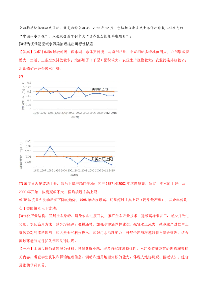 考点巩固卷13人类与地理环境的协调发展-2024年高考地理一轮复习考点通关卷（新高考通用）（解析版）_9.2025地理总复习_2024年新高考资料_1.2024一轮复习