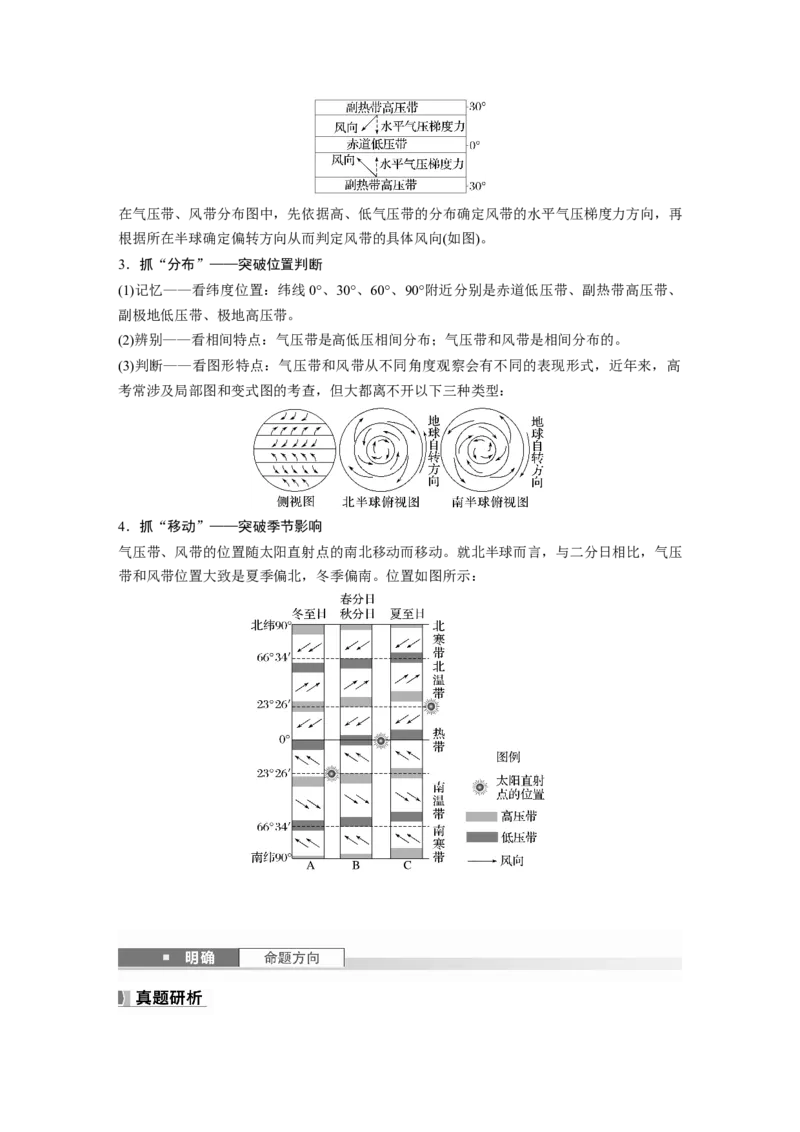 第三章　第3讲　课时17　气压带和风带的形成_9.2025地理总复习_2025年新高考资料_一轮复习_2025高考大一轮复习讲义+练习（完结）_2025高考大一轮复习地理（人教版）