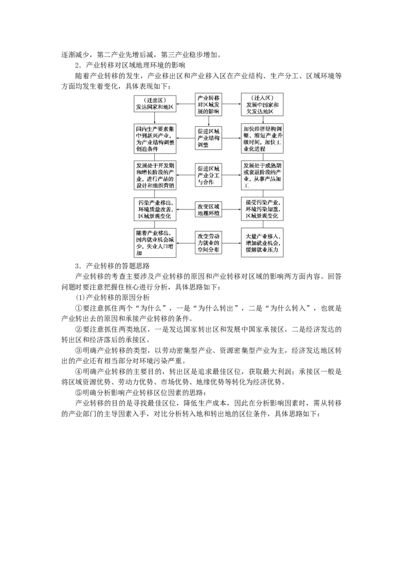 统考版2023版高三地理一轮复习第29讲区域经济联系学生用书_9.2025地理总复习_赠品通用版（老高考）复习资料_一轮复习_通用版2023届高三地理一轮复习全册学案