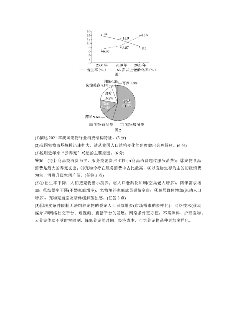 第三章　第3讲　课时51　服务业区位因素的变化_9.2025地理总复习_2025年新高考资料_一轮复习_2025高考大一轮复习讲义+练习（完结）_2025高考大一轮复习地理（人教版）