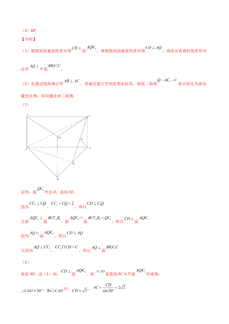 专题12运用空间向量研究立体几何问题（1）（解析版）_2.2025数学总复习_2024年新高考资料_2.2024二轮复习_2024年高三数学二轮优化提优专题训练
