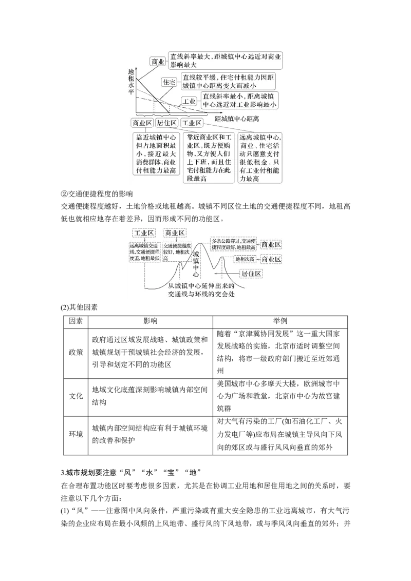 第二部分第二章课时43　城乡空间结构_9.2025地理总复习_2025年新高考资料_一轮复习_2025高考大一轮复习讲义+练习（完结）_2025高考大一轮复习地理（湘教版）_配套Word版文档第二部分