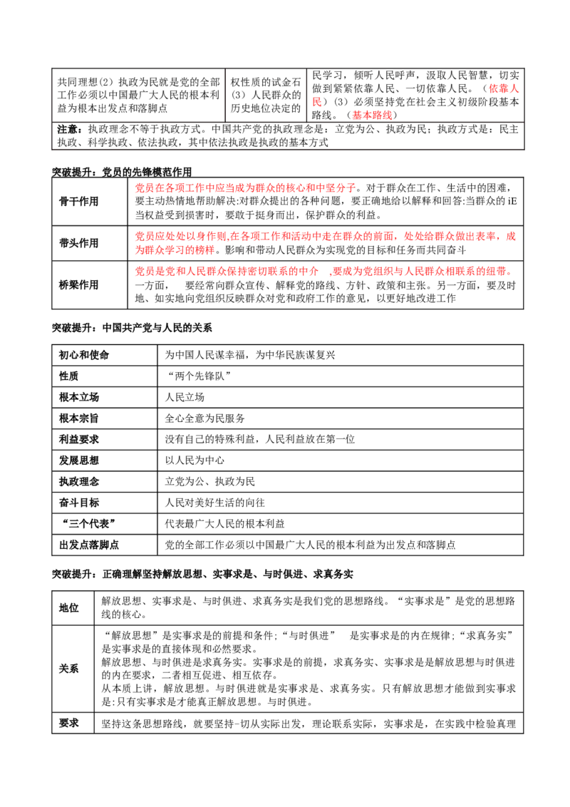 专题05中国的领导（讲义）（解析版）_8.2025政治总复习_2024年新高考资料_2.2024二轮复习_2024年高考政治二轮复习讲练测（新教材新高考）