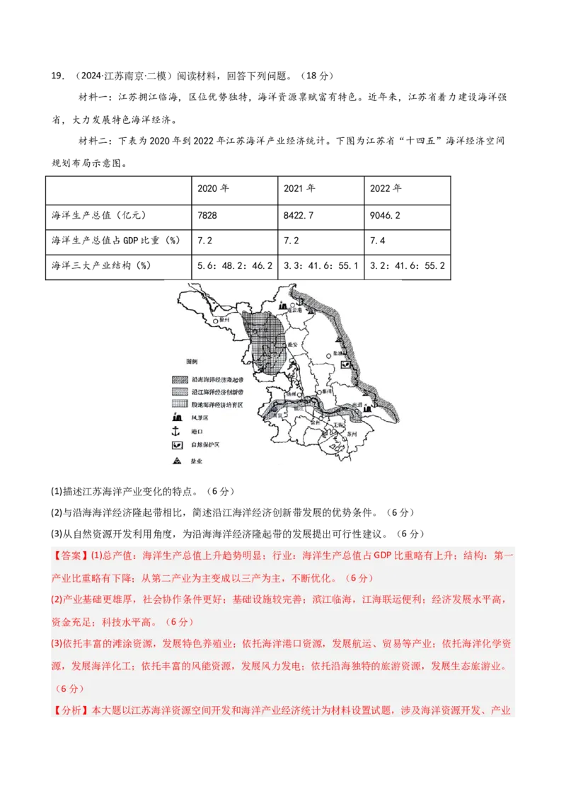 自然地理模块综合检测卷-2025年高考地理一轮复习考点通关卷（新高考通用）（解析版）_9.2025地理总复习_2025年新高考资料_一轮复习_2025年高考地理一轮复习考点通关卷（新高考通用）