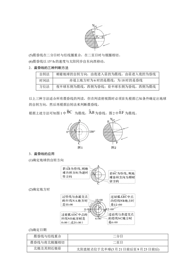 第一部分第二章第2讲课时8　昼夜交替_9.2025地理总复习_2025年新高考资料_一轮复习_2025高考大一轮复习讲义+练习（完结）_2025高考大一轮复习地理（湘教版）_大一轮复习讲义
