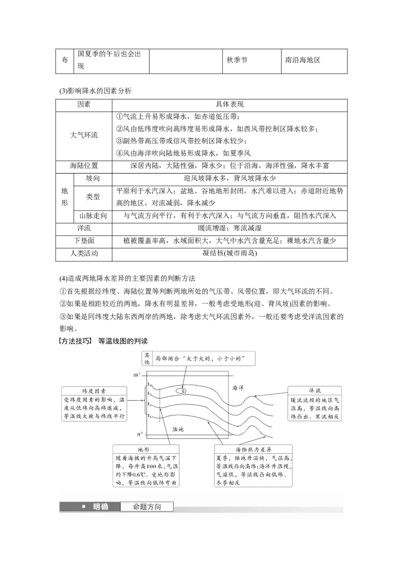第三章　第4讲　课时19　影响气候的主要因素_9.2025地理总复习_2025年新高考资料_一轮复习_2025高考大一轮复习讲义+练习（完结）_2025高考大一轮复习地理（人教版）