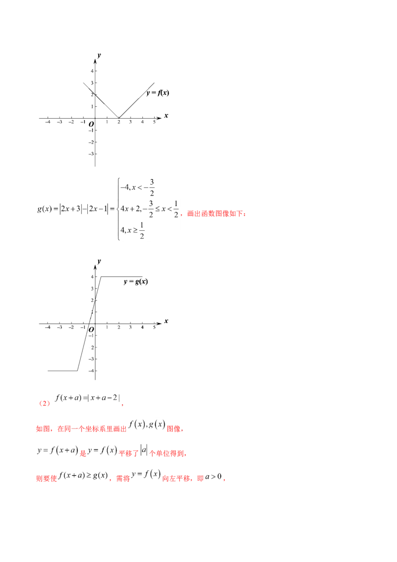 专题13不等式选讲（解析版）_2.2025数学总复习_2023年新高考资料_一轮复习_2023新高考一轮复习讲义+课件_赠2021年高考真题和模拟题数学（理）专项汇编