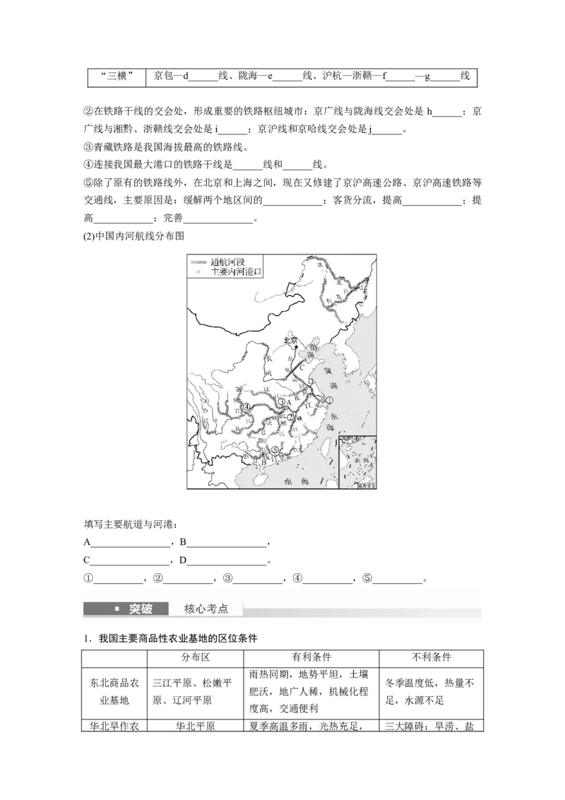 第五部分　第二章　第1讲　课时85　中国人文地理特征_9.2025地理总复习_2024年新高考资料_1.2024一轮复习_2024年高考地理一轮复习讲义（新人教版）_学生版在此文件夹_大一轮复习讲义