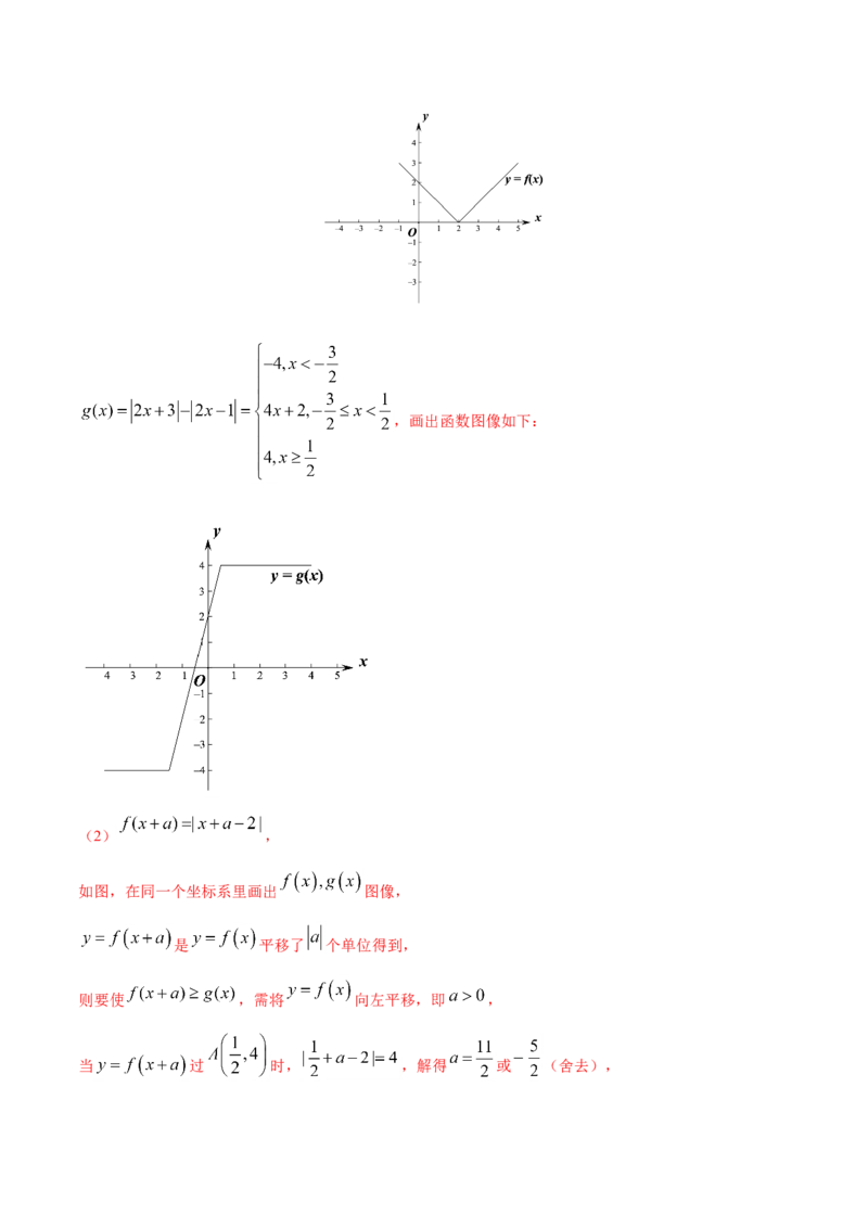 专题12不等式选讲-2021年高考真题和模拟题数学（文）分项汇编（全国通用）（解析版）_2.2025数学总复习_2023年新高考资料_一轮复习_2023新高考一轮复习讲义+课件