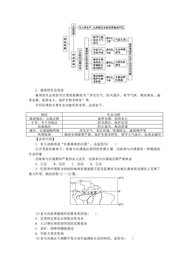 统考版2023版高三地理一轮复习第31讲湿地资源的开发与保护__以洞庭湖区为例学生用书_9.2025地理总复习_赠品通用版（老高考）复习资料_一轮复习