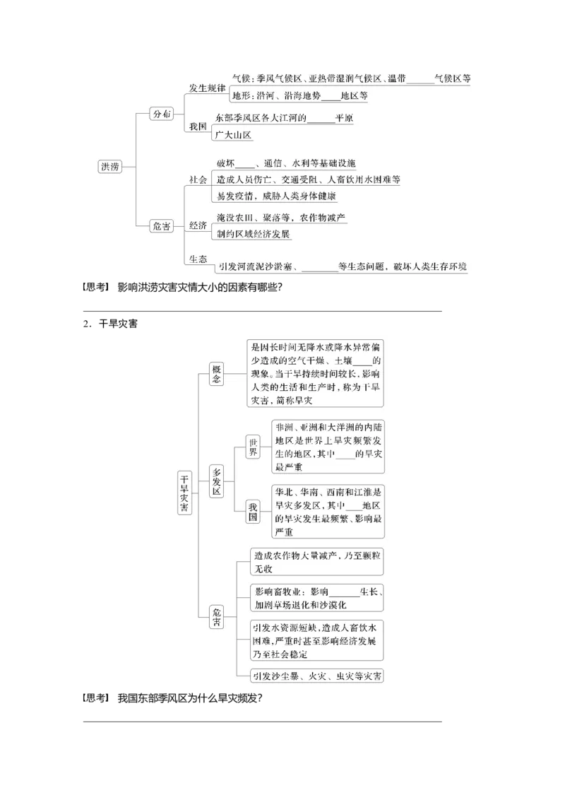 第七章　课时39　气象灾害_9.2025地理总复习_2025年新高考资料_一轮复习_2025高考大一轮复习讲义+练习（完结）_2025高考大一轮复习地理（人教版）_2025大一轮复习讲义_第一部分　自然地理