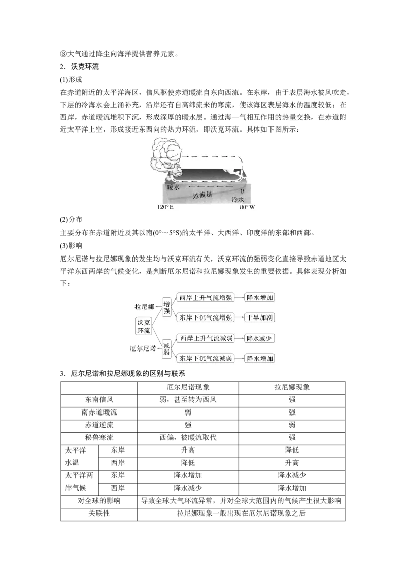 第四章　课时25　海&mdash;气相互作用_9.2025地理总复习_2025年新高考资料_一轮复习_2025高考大一轮复习讲义+练习（完结）_2025高考大一轮复习地理（人教版）