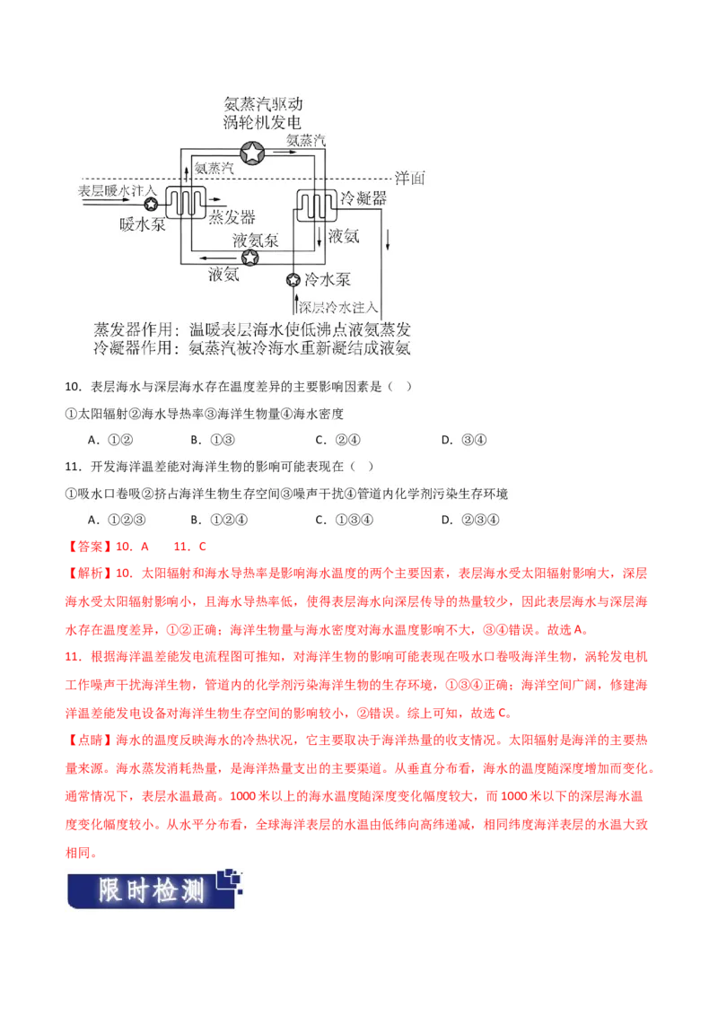 重难点05海洋与蓝色发展-2024年高考地理热点&middot;重点&middot;难点专练（新高考专用）（解析版）_9.2025地理总复习_2024年新高考资料_3.2024专项复习