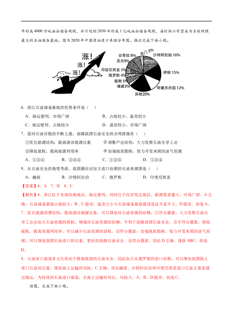 考点02国家战略与政策-2023年高考地理一轮复习小题多维练（新高考专用）（解析版）_9.2025地理总复习_2023年新高考复习资料_一轮复习_2023年高考地理一轮复习小题多维练（新高考专用）