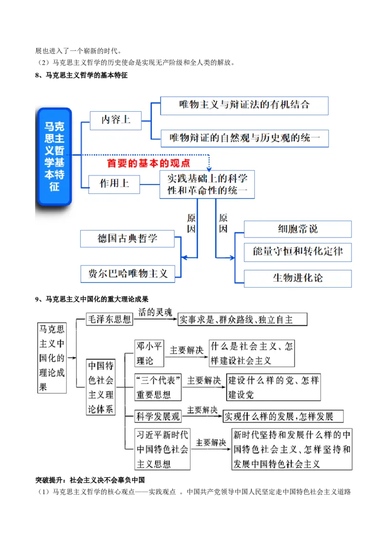 专题08辩证唯物主义（讲义）（解析版）_8.2025政治总复习_2024年新高考资料_2.2024二轮复习_2024年高考政治二轮复习讲练测（新教材新高考）