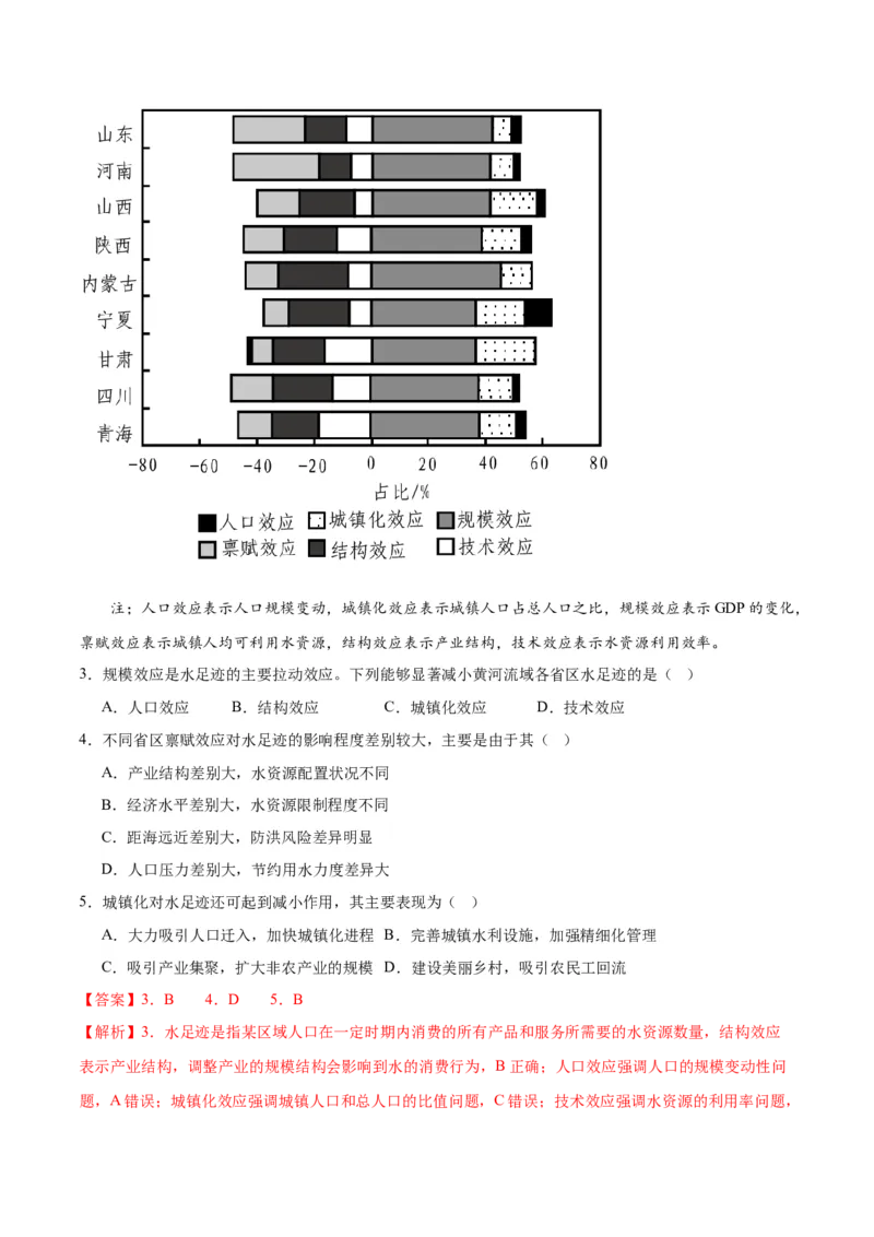 重难点14资源、环境与国家安全-2024年高考地理热点&middot;重点&middot;难点专练（新高考专用）（解析版）_9.2025地理总复习_2024年新高考资料_3.2024专项复习