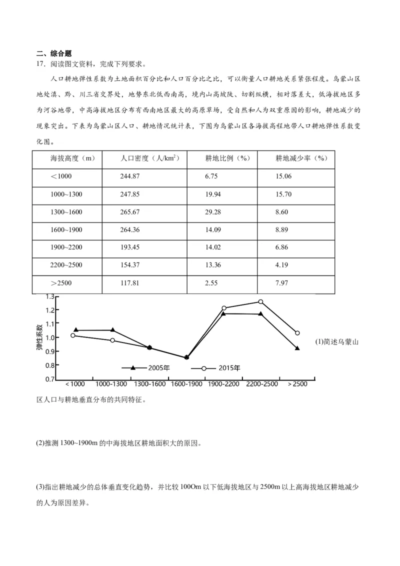 重难点14资源、环境与国家安全-2024年高考地理热点&middot;重点&middot;难点专练（新高考专用）（解析版）_9.2025地理总复习_2024年新高考资料_3.2024专项复习