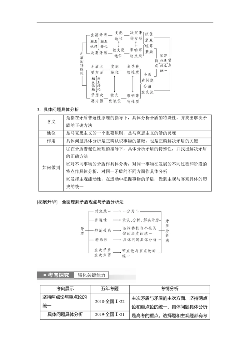 2023年高考政治一轮复习（全国版）第14单元第39课课时2用对立统一的观点看问题_8.2025政治总复习_赠品通用版（老高考）复习资料_一轮复习_2023年高考政治一轮复习讲义（全国版）