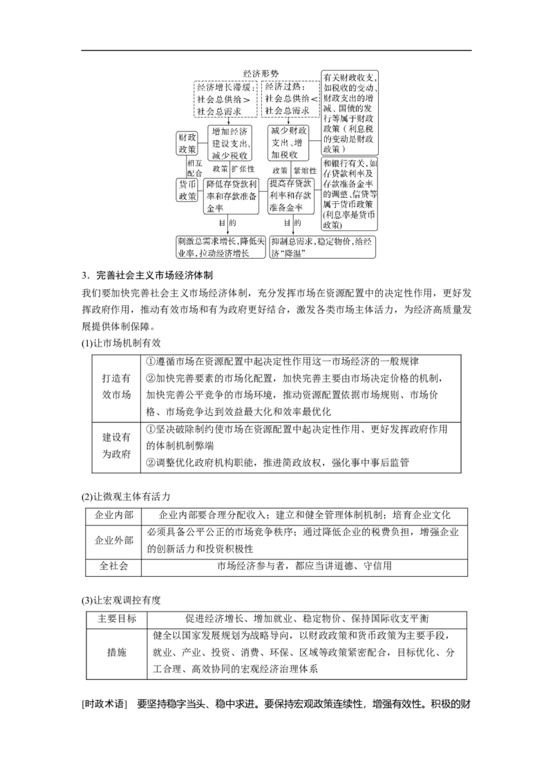 2023年高考政治二轮复习（新高考版）专题2　课时2　我国的社会主义市场经济体制_8.2025政治总复习_2023年新高考资料_二轮复习_2023年高考政治二轮复习讲义+课件（新高考版）