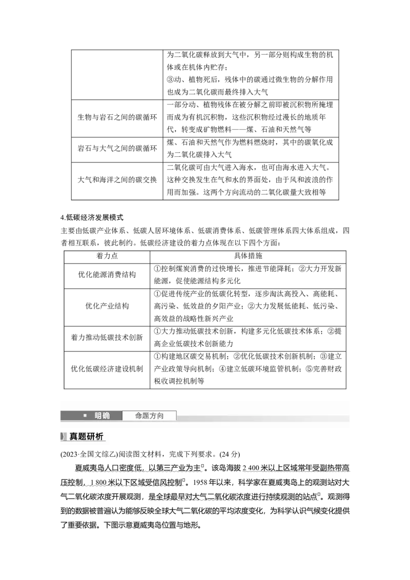 第二章　课时74　全球气候变化与国家安全_9.2025地理总复习_2025年新高考资料_一轮复习_2025高考大一轮复习讲义+练习（完结）_2025高考大一轮复习地理（人教版）