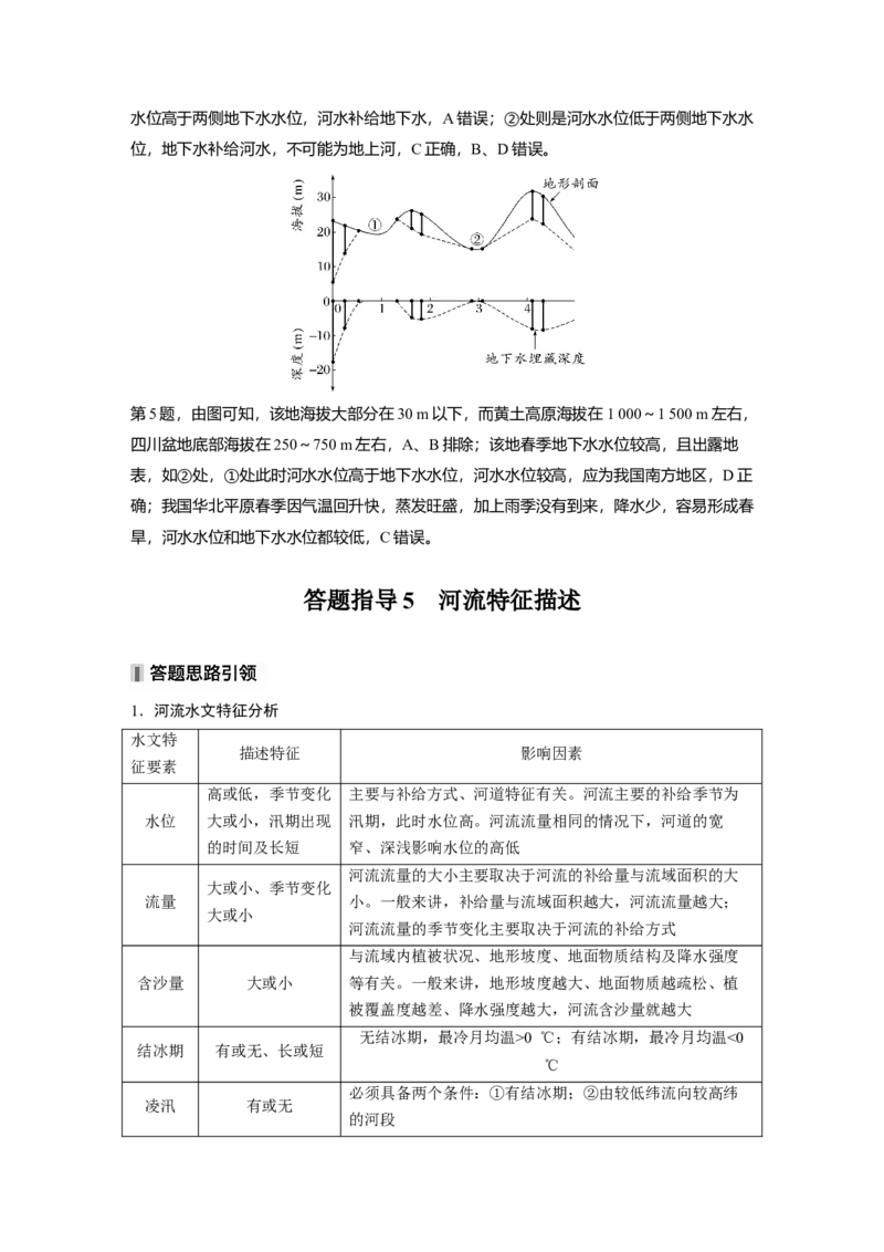 第四章　课时22　陆地水体及其相互关系_9.2025地理总复习_2025年新高考资料_一轮复习_2025高考大一轮复习讲义+练习（完结）_2025高考大一轮复习地理（人教版）
