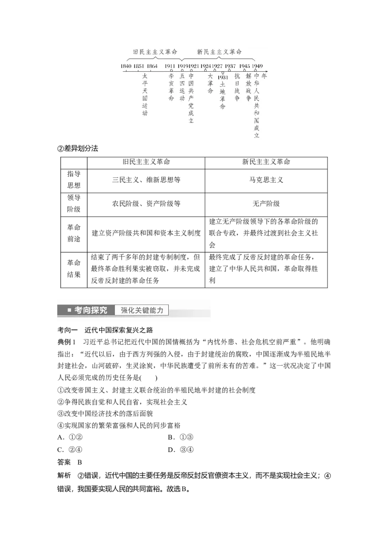 2023年高考政治一轮复习（部编版）第2课只有社会主义才能救中国_8.2025政治总复习_2023年新高考资料_一轮复习_2023年新高考大一轮复习讲义_2023年高考政治一轮复习讲义（部编新高考版）