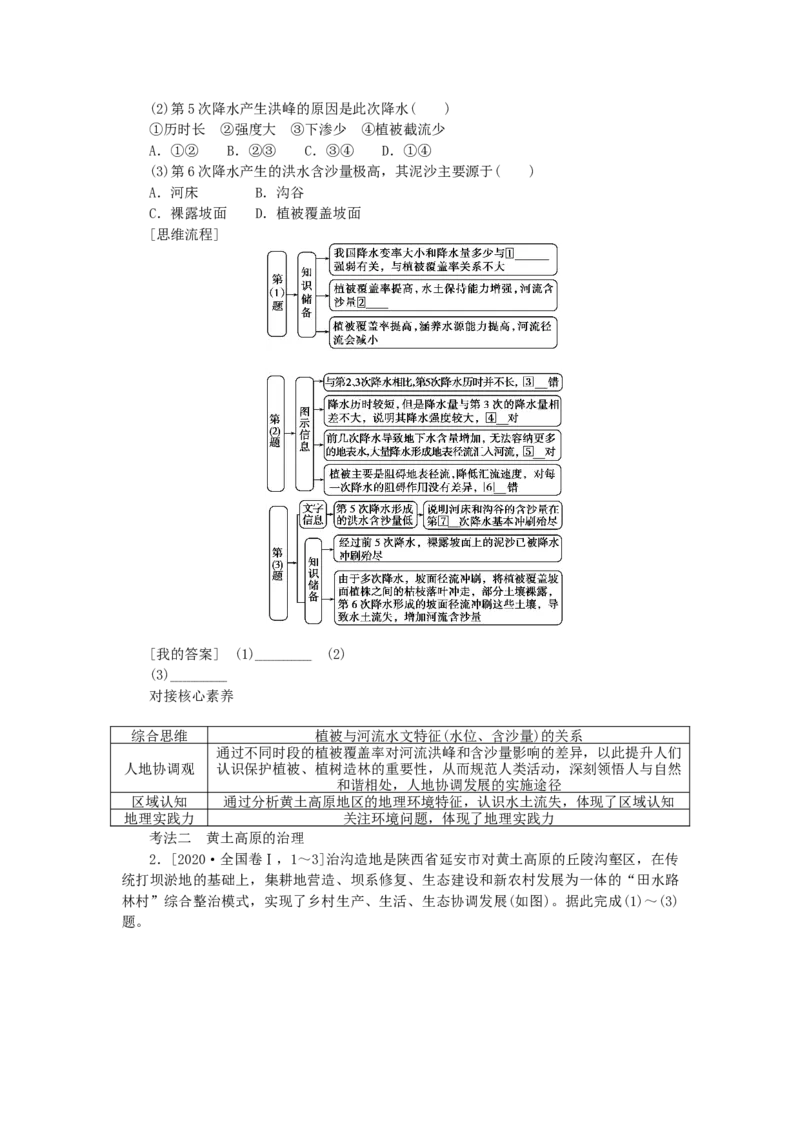 统考版2023版高三地理一轮复习第30讲荒漠化的防治__以我国西北地区为例学生用书_9.2025地理总复习_赠品通用版（老高考）复习资料_一轮复习