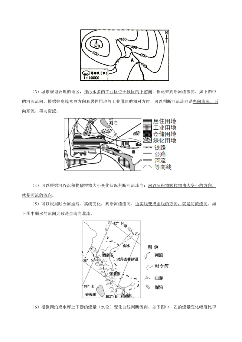 重难点09河流特征与&ldquo;水利&rdquo;、&ldquo;水害&rdquo;2024年高考地理热点&middot;重点&middot;难点专练（上海新高考专用）（原卷版）_9.2025地理总复习_2024年新高考资料_3.2024专项复习