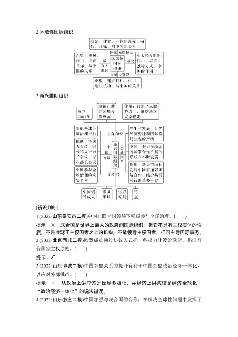 专题十国家与国际组织_8.2025政治总复习_2025年新高考资料_二轮复习_word+ppt2025年高考政治BBG二轮_赠1套Word版题库_Word版题库第一部分_Word版题库第一部分_第一部分专题突破