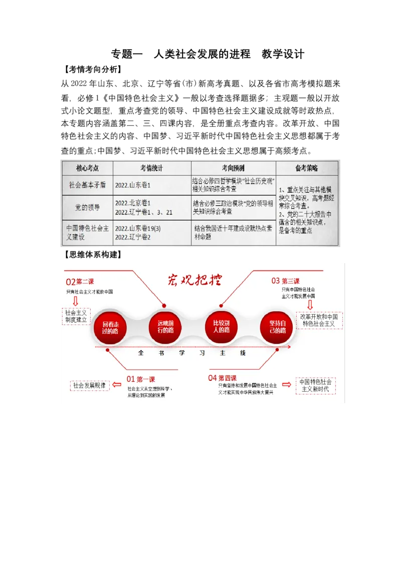 专题二站起来、富起来、强起来（教学设计）-2023年高考政治二轮复习讲练测（新高考专用）_8.2025政治总复习_2023年新高考资料_二轮复习_2023年高考政治二轮复习讲练测（新高考专用）