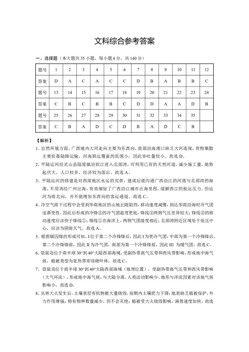 云南师大附中2023届高考适应性月考卷（四）文科综合（云南版）-答案_8.2025政治总复习_政治高考模拟题_老高考_2023年_云南师范大学附属中学2023届高考适应性月考（四）文综