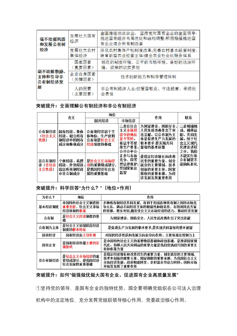 专题三++我国的基本经济制度（教学设计）-2023年高考政治二轮复习讲练测（新高考专用）_8.2025政治总复习_2023年新高考资料_二轮复习_2023年高考政治二轮复习讲练测（新高考专用）