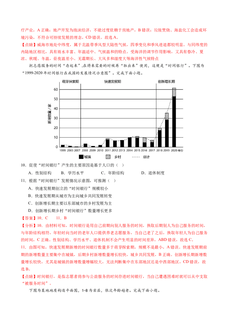 黄金卷05（解析版）-赢在高考&middot;黄金8卷备战2024年高考地理模拟卷（河北专用）_9.2025地理总复习_2024年新高考资料_4.2024高考模拟预测试卷