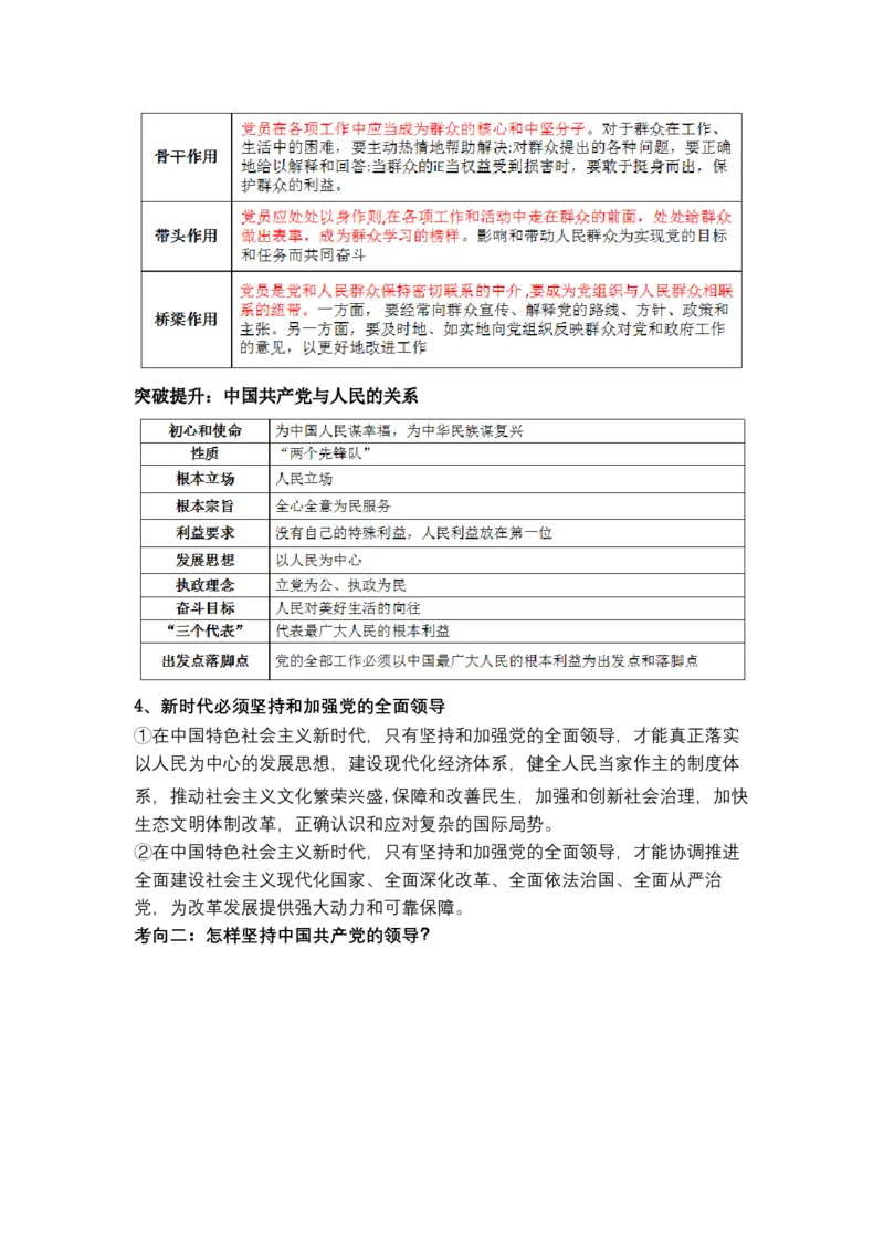 专题五中国的领导（教学设计）-2023年高考政治二轮复习讲练测（新高考专用）_8.2025政治总复习_2023年新高考资料_二轮复习_2023年高考政治二轮复习讲练测（新高考专用）