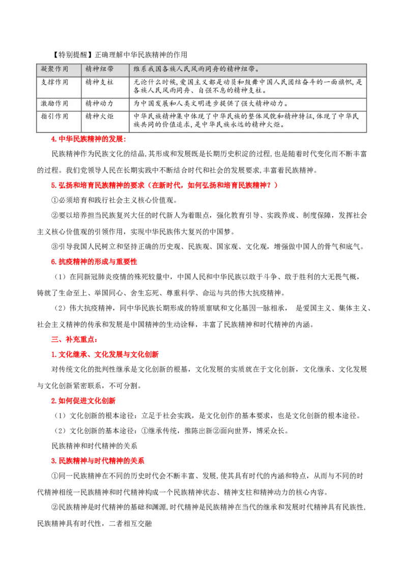 必修四《哲学与文化》知识清单-上好课2025年高考政治一轮复习知识清单（新高考专用）_8.2025政治总复习_2025年新高考资料_一轮复习_2025年高考政治一轮复习知识清单