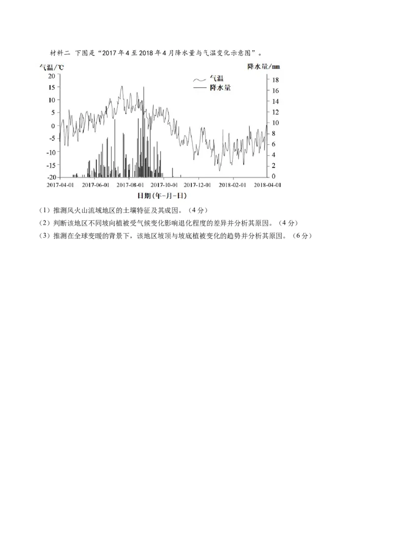 黄金卷05（原卷版）-赢在高考&middot;黄金8卷备战2024年高考地理模拟卷（湖南专用）_9.2025地理总复习_2024年新高考资料_4.2024高考模拟预测试卷