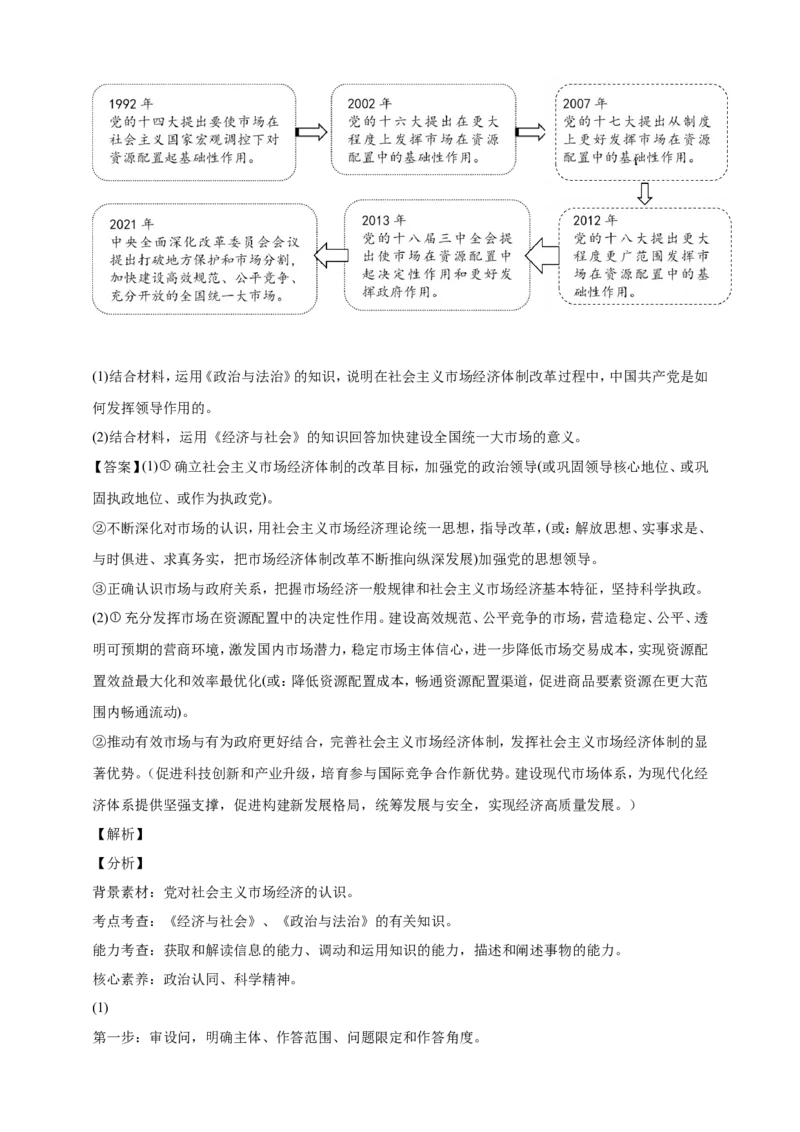 备考2023高考政治一轮复习高分突破必修三第三课（解析版）_8.2025政治总复习_2023年新高考资料_一轮复习_2023新高考高考政治一轮复习高分突破（原卷版+解析版）