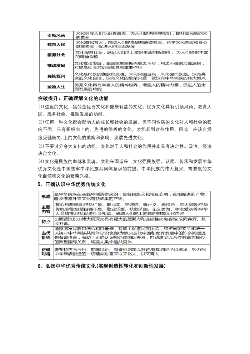 专题十++文化传承与文化创新+（教学设计）-2023年高考政治二轮复习讲练测（新高考专用）_8.2025政治总复习_2023年新高考资料_二轮复习_2023年高考政治二轮复习讲练测（新高考专用）