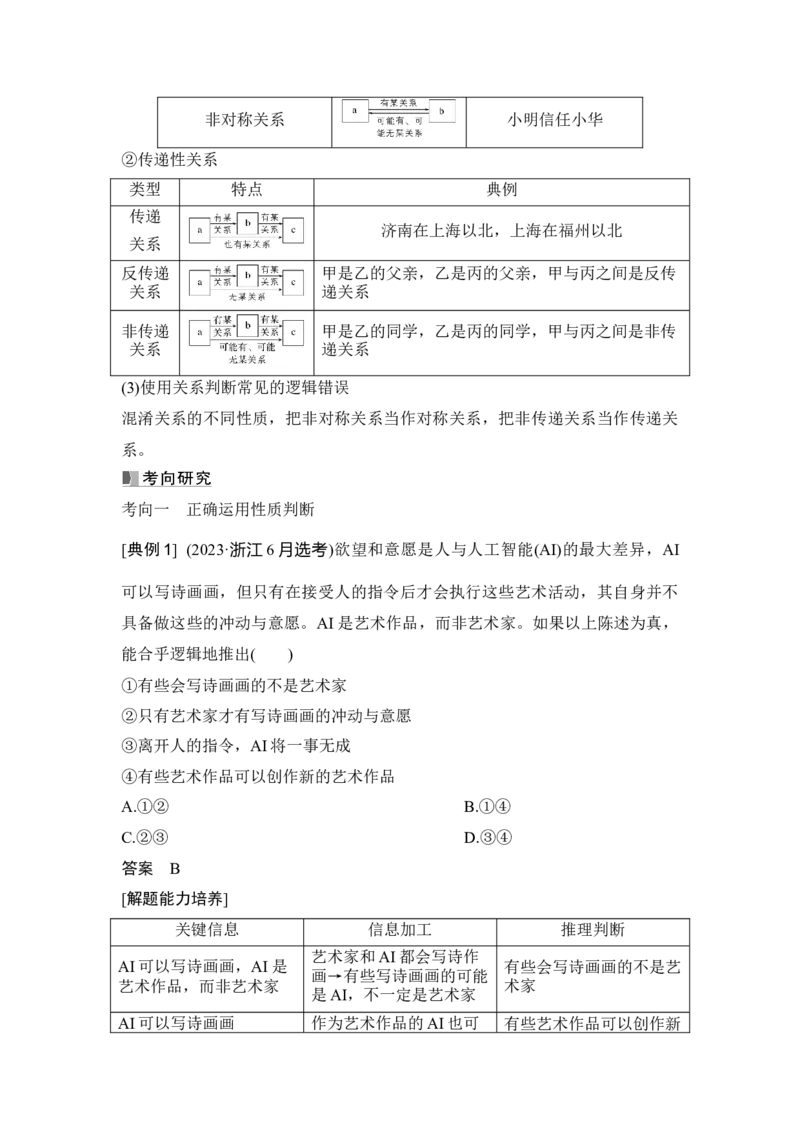 高中思想政治2025届一轮复习选择性必修三：第三十四课第一课时　概念与判断_8.2025政治总复习_2025年新高考资料_一轮复习