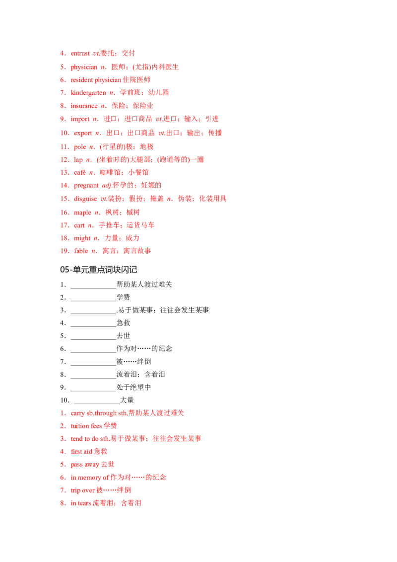 必修三Unit2MoralsandVirtues核心单词+重点句型筑基讲义（解析版）_3.2025英语总复习_2025年新高考资料_一轮复习_2025年新高考英语一轮总复习筑基培优方案