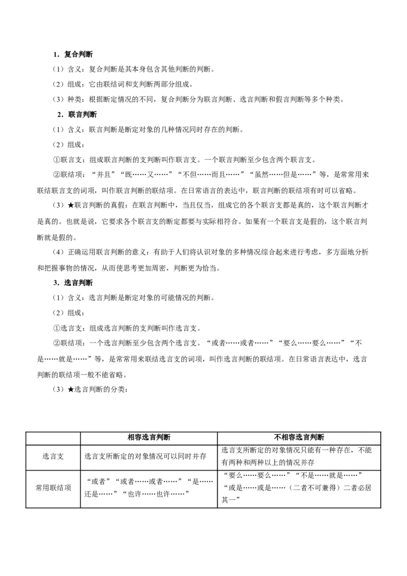 考点巩固卷19遵循逻辑思维规则考点预览+考点训练（原卷版）_8.2025政治总复习_2025年新高考资料_一轮复习_2025年高考政治一轮复习考点通关卷（新高考通用）
