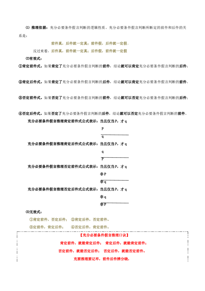 选择性必修三+《逻辑与思维》知识清单-上好课2025年高考政治一轮复习知识清单_8.2025政治总复习_2025年新高考资料_一轮复习_2025年高考政治一轮复习知识清单