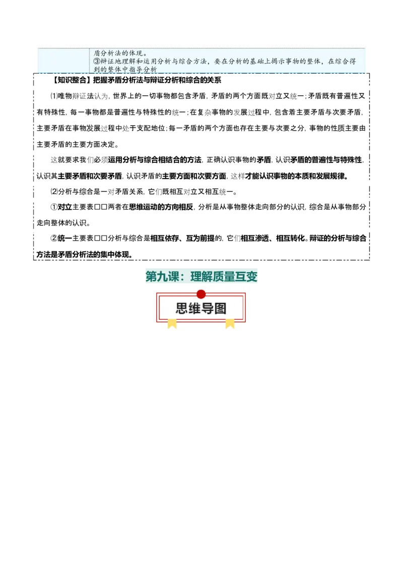 选择性必修三+《逻辑与思维》知识清单-上好课2025年高考政治一轮复习知识清单_8.2025政治总复习_2025年新高考资料_一轮复习_2025年高考政治一轮复习知识清单