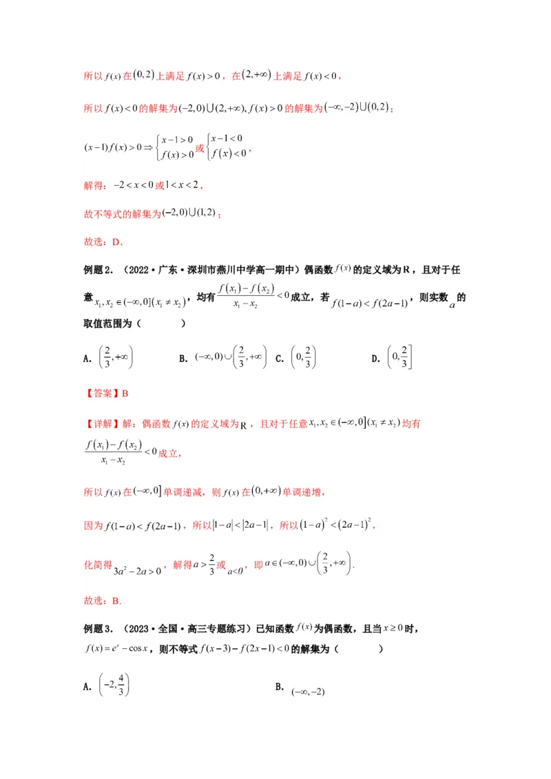 专题2-2点对称+轴对称+周期+单调性(解析版）_2.2025数学总复习_2023年新高考资料_二轮复习_2023年高考数学二轮热点题型归纳演练（新高考专用）
