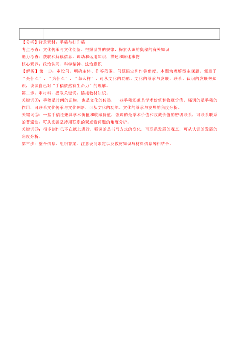 第07课继承发展中华优秀传统文化（讲义）（解析版）_8.2025政治总复习_2025年新高考资料_一轮复习_2025年高考政治一轮复习讲练测（新教材新高考）（完结）_必修4（包含2024高考真题）