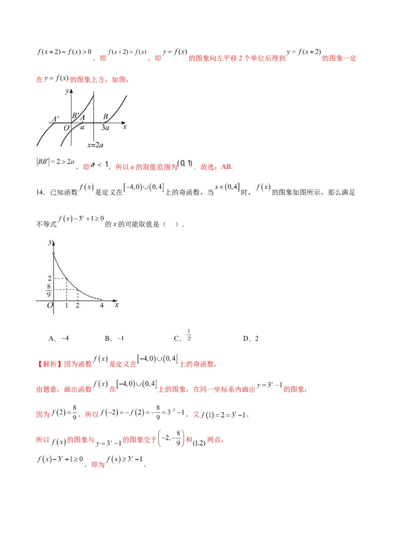 专题18函数背景下的不等式问题(含2021-2023高考真题)(解析版)_2.2025数学总复习_2024年新高考资料_3.2024专项复习_2024年新高考数学之函数专项重难点突破练（新高考专用）