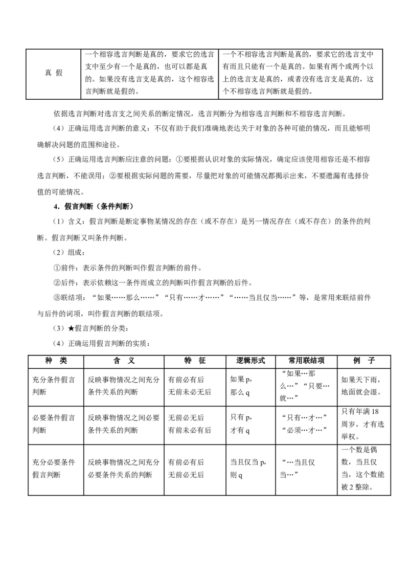 考点巩固卷19遵循逻辑思维规则考点预览+考点训练（解析版）_8.2025政治总复习_2025年新高考资料_一轮复习_2025年高考政治一轮复习考点通关卷（新高考通用）